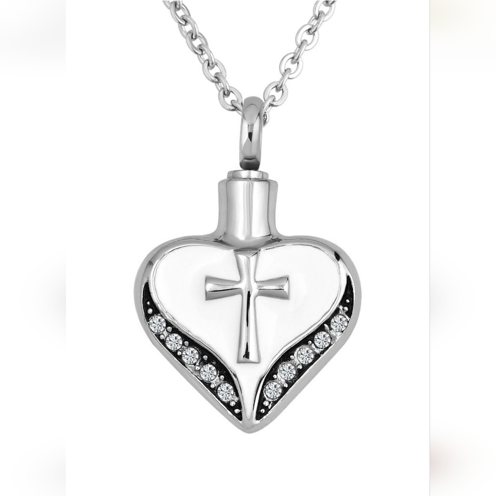 Love Heart Urn Necklace For Ashes